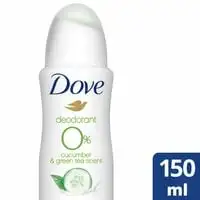 Dove Women Cucumber & Green Tea 0% Aluminium Anti Perspirant Spray 150ml