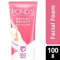 Pond'S Bright Beauty Serum Facial Foam With Vitamin B3 Spotless Glow For Brighter Glowing S
