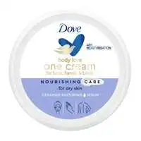 DOVE Body Love, One Cream for face, hands & body, for 48hrs long-lasting deep moisturization, Nourishing Care, with Ceramide Restoring Serum, 250ml