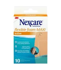 Nexcare Active Flexible Foam Maxi - 10 Pcs