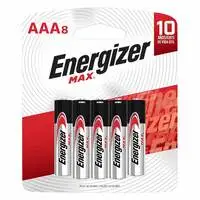 Energizer max alkaline battery AAA × 8 pieces