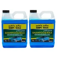 Combo Offer - Buy 2Pcs Shampoo & Wax Ultra Shine Car Cleaning Shampoo Car Washing Shampoo 1 Litre SAFI WAX ZOZO SFW87