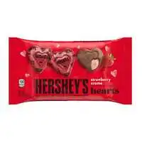 Hersheys Extra Creamy Milk Chocolate Filled with Strawberry Creme Hearts, 249g