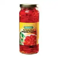 Freshly Jalapeno Slice Red Peppers 454g