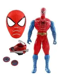 Rally Avenger Spider Man Action Figure With Launcher And Mask Playset
