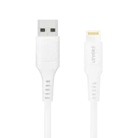 كابل Levore USB إلى Lightning معتمد من MFI TPE بطول 1.8 متر - أبيض