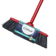 Indoor Floor Cleaning Broom/Brush Head With Stick, Long brush, Long broomstick for easy brooming, Great use for home, kitchen, office, lobby etc