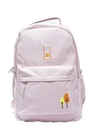 حقيبة ظهر مدرسية للبنات، مصنوعة من مزيج النايلون عالي الجودة، باللون الوردي