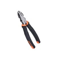 Tactix Diagonal Cutting Plier, Black/Orange/Silver, 8 Inch