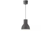 Pendant lamp, dark grey22 cm