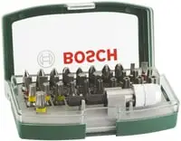 Bosch 32 Pieces X-Pro Line Screwdriver Bit Set With Colour Coding