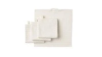 منشفة، أبيض، 30×30 سم، 4 قطع