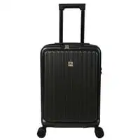 Morano Cabin Luggage Carry-On Trolley Bag With 4 Spinner Wheels TSA Lock, 20 Inch (Dark Grey)
