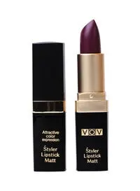 Vov Styler Matte Lipstick 105 Oriental Purple 3G