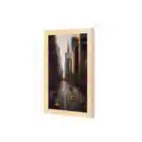 Lowha Buildings Of New York Wall Art Wooden Frame Wood Color 23X33cm