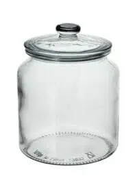 Generic Glass Jar With Lid Clear 1.9L