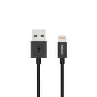 ليفور - كيبل أيفون USB PVC طول 1 متر - أسود