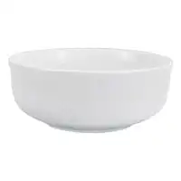 Porcelain Embossed White Bowl 15cm