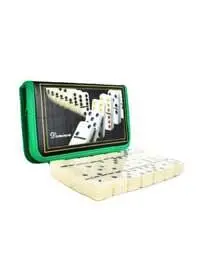 Rally Classic Dominoes Game Set With Portable Carrying Bag