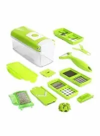 Generic Cutting Salad Machine Green 27X10.5X11Centimeter