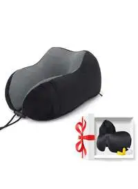 Morano Travel Pillow Memory Foam U Shaped Neck Pillow For Airplane And Car Slow Rebound Ergonomic Design Invisible Zipper Removable And Washable Pillowcase With Storage Bag With Gift 3D Sleeping Mask