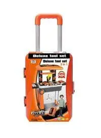 Xiong Cheng 2-In-1 Portable Lightweight Compact Pretend Deluxe Tool Luggage Set For Boys