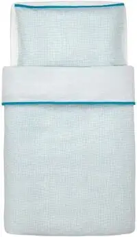 Generic Klammig Quilt Cover Pillowcase For Cot Turquoise