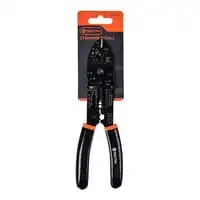 Tactix Crimping Pliers, Black/Orange, 8.5 Inch