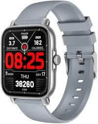 ساعة ذكية GT30 لتتبع اللياقة البدنية، مراقبة معدل ضربات القلب، متوافقة مع أنظمة Android وiOS فضي