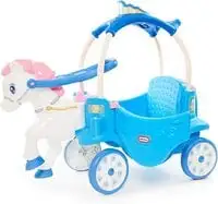 Little Tikes Princess Horse & Carriage - Frosty Blue, 47 X 49 X 826 Cm, 650970M