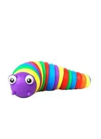 Generic Slug Fidget Toy Stress Relief Anti-Anxiety Desktop Toy Novelty Twistable Sensory Worm Toy