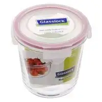 Glasslock food container round 720 ml