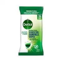 Dettol Surface Cleanser Wipes White 36 count