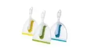 Dust pan and brush, assorted colours