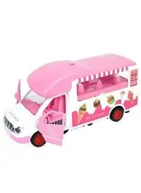 Rally Electric Ice Cream Bar Dining Car Kit Vehicle Toy With Educational Music And Lights For Kids