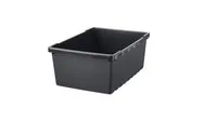 Storage box, black, 35x25x14 cm/9 l