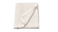 Blanket, white, 70x90 cm