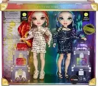 Rainbow High Special Edition Twin Fashion Dolls, Laurel & Holly De'Vious, Multicolor< 577553Euc