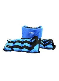Generic 2-Piece Adjustable Sand Bags For Foot And Arm Exercises - 3Kg