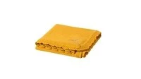 Blanket, dark yellow, 70x90 cm