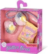 Glitter Girls Purse And Confetti Bow