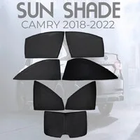 مظلة شمسية للسيارة، مظلة شمسية من جميع الجوانب للأشعة فوق البنفسجية وحماية من الحرارة للجوانب الأمامية والخلفية لسيارة كامري 20018-2022