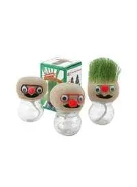 Generic Growing Grass Head Grow For Small Time Indoor Plant 13X9Cm