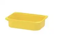 Storage box, yellow42x30x10 cm
