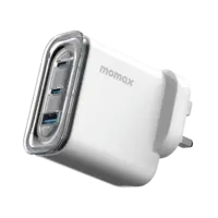 Momax 1-Charge Flow GaN Wall Charger 3 Ports 80W - White