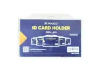 Masco 10 Piece Clear Id Card Holder