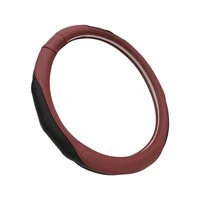 Generic Universal Car Steering Wheel Cover Wheel Protection Covers Wheel Cover Auto Accessories, Black And Maroon