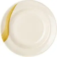Royalford 9" Melamine Ware Super Rays Deep Plate - Soup Plates Pasta Plates, Plate With Playful Classic Decoration, Dishwasher Safe, Ideal For Soup, Deserts, Ice Cream And More (Orange)