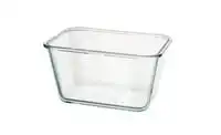 Food container, rectangular/glass1.8 l
