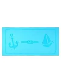 Anemoss Sail Design 100% Turkish Cotton Beach Towel Turquoise 70X140cm
